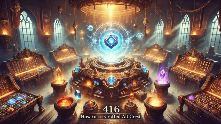 How to Get 416 Crafted Alt Crest