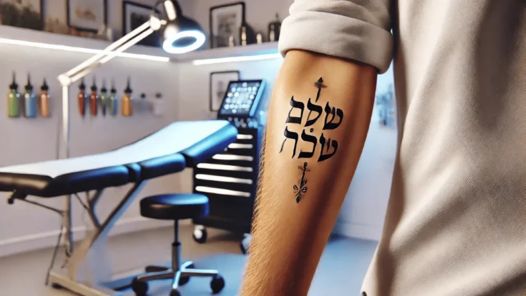 price of a tattoo in hebrew on arm קולין ברייס